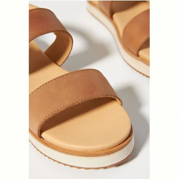 Anthropologie Nisolo Genuine Leather Go-To Platform Sandals - Picture 3 of 5